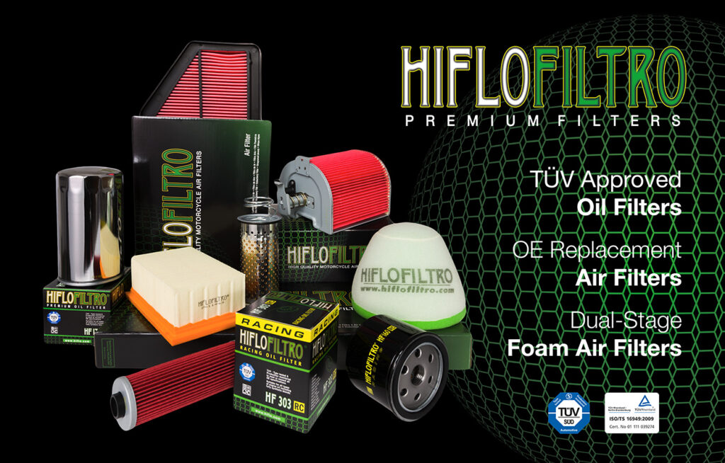 Hi-flo air filters fit in the factory air box